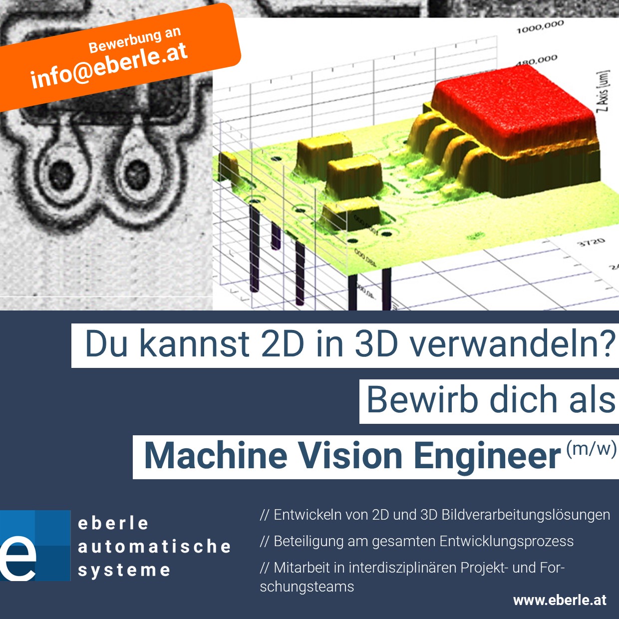 Stellenanzeige Machine Vision Engineer